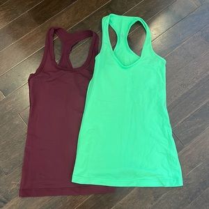 Lululemon Cool Racerback Tanks size 4